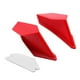 thumbnail image 3 of 1 par de deflectores de aire laterales universales para motocicleta Honda rojo, 3 of 5