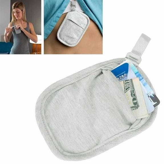 Under Clothes Travel Money Pouch Slim Protect Cash Credit Cards Travel Documents