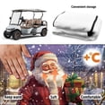 thumbnail image 6 of XYZCANDO Christmas Santa Claus Golf Cart Seat Cover | 4 Pockets Non-Slip Washable Terry Cloth | Universal 2-Seat Golf Cart Accessory, 6 of 8