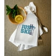 thumbnail image 2 of Just Ski, Ski Boards and Poles (100% Cotton Tea Towel, Decorative Hand Towel, Kitchen and Home), 2 of 3