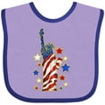 thumbnail image 3 of Inktastic Statue of Liberty Boys or Girls Baby Bib, 3 of 4