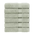 thumbnail image 2 of Authentic Hotel and Spa Authentic Hotel Spa Turkish Cotton Washcloth (Set of 6) Green, 2 of 5
