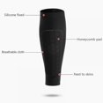 thumbnail image 2 of Calf Brace Calf Compression Sleeves Outdoor Sports Football Honeycomb Anti-collision Eva Football Leg Socks Breathable Calf Protection, 1 Pair, 2 of 8