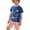 c-Blue, variant on WhouRiu Boys Casual Outfits Short Sleeve Cartoon Graphic Tees And Shorts Sets Kids Summer Clothes
