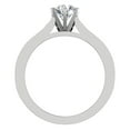 thumbnail image 3 of Round Brilliant Diamond Engagement Rings for Women 18K White Gold 1.25 CT TW (G,SI), 3 of 5