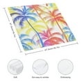 thumbnail image 3 of Nawy Palm Leaves Cloth Napkin Reusable - Tropical Jungle Palm Leaves Design - Perfect for Hotels, Weddings, Restaurants - Gift 4 PCS, 3 of 7