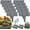Gray, variant on Imitation Stone Garden Fence Edging - Decorative Plastic Border for Landscape, Flower Bed, and Lawn Retaining Wall Gray 10pcs