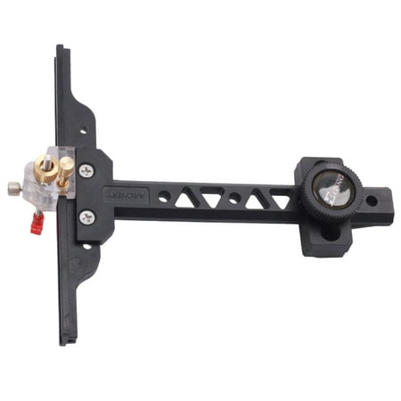 Recurve Bow Sight T Type Sighting Device Hunting Target Shooting Archery Chasse Bow Sight Accessories (Black)