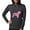Heather Gray, variant on CafePress - Pink French Bulldog Long Sleeve T Shirt - Womens Hooded Shirt