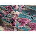 thumbnail image 4 of Ambesonne Lake Quilted Bedspread Set 3 Pcs, Orchids Earthy Cliff Mountains, King Size, Pale Purple and Sea Blue, 4 of 5