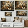 thumbnail image 4 of Designart "Lion composition Of Nature I" Animals Canvas Print, 4 of 5