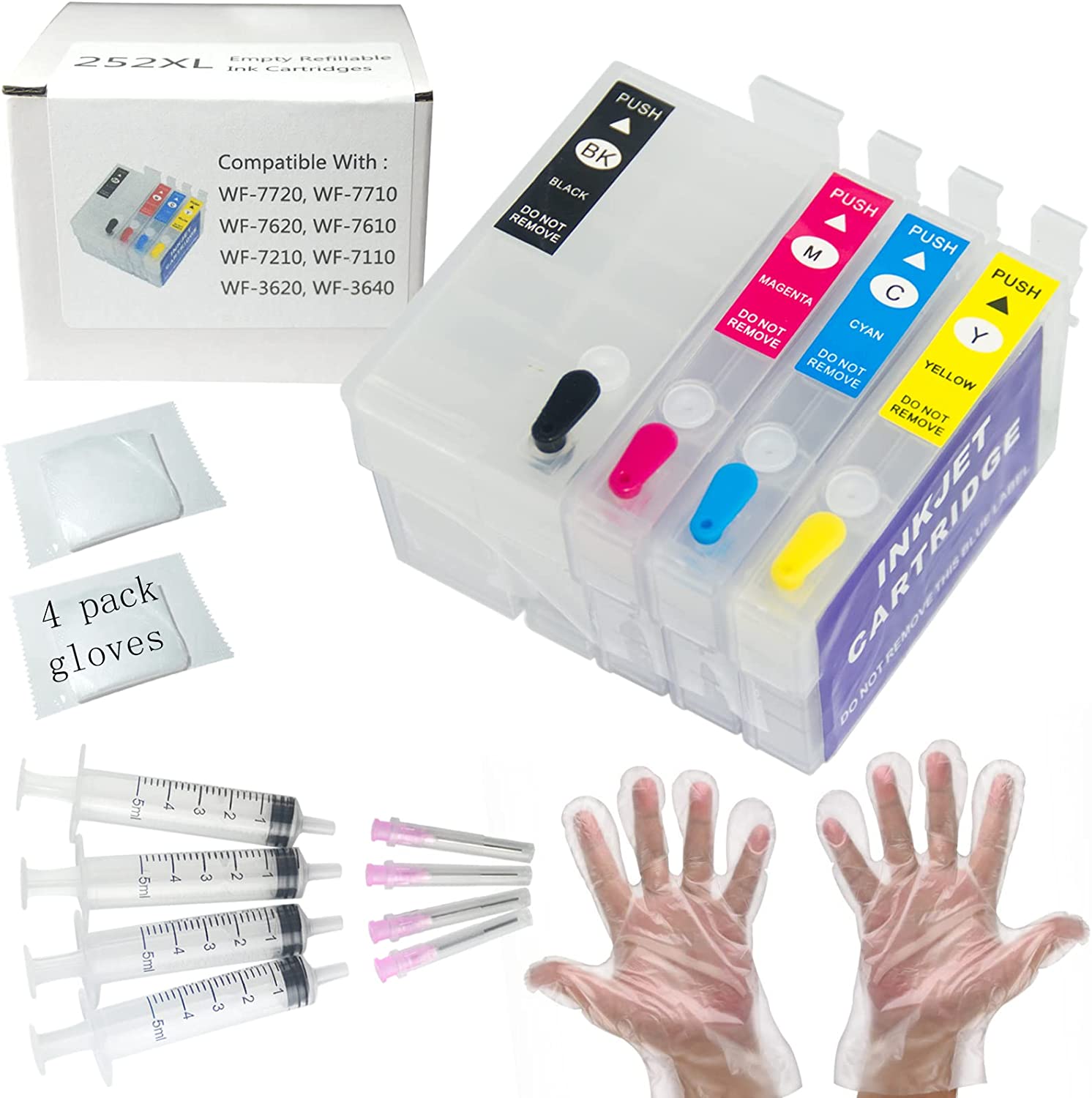 Empty Refillable Ink Cartridges Compatible Replacement Sublimation Ink