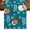 Mint Green, variant on Christmas Santa Claus 36 Inch Table Runner, Cartoon Xmas Elk Snowflakes Green Farmhouse Dresser Scarf Cotton & Linen Tablerunner for Dining/Kitchen Island/Holiday Party Décor Small 13" x 36"