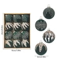 thumbnail image 5 of 12 Pcs Velvet Christmas Balls Ornaments Set Shatterproof Flocked Christmas Tree Ornament with Gold Glitter, Vintage Flocked Finish, Christmas Decorations for Tree Wreath Garland Mantle Stairs Decor, 5 of 6