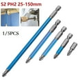 thumbnail image 2 of Bgsha Hex Shank Magnetic Anti Slip Long Reach Electric Screwdriver 25-150mm Bits PH2, 2 of 3
