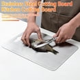 thumbnail image 3 of Homelife Stainless Steel Cutting Board Double Sided Chopping Board for Kitchen Easy Grip Handle Large Versatile Food Prep Board for Meat Veggies Fruits, 3 of 13