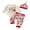 Khaki, variant on RUINIXCW Baby Boy Fall Outfit Letter Firetruck Print Long Sleeve Rompers and Elastic Pants Beanie Hat Set 3 Piece Clothes