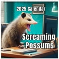 2025 Funny Screaming Possums Calendar 2025 Wall Calendar January 2025