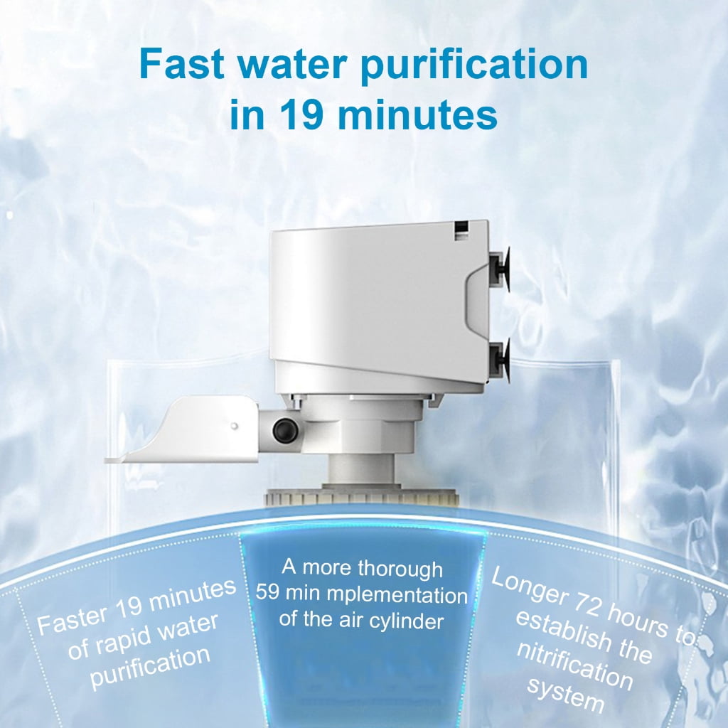 BQBQERT Fish Tanks Pump Filter with Pump Aquarium Filtration for Fish Enthusiasts