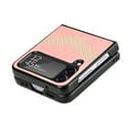 thumbnail image 3 of Compatible with Samsung Galaxy Z Flip 4 5G Case, for Girls Men Drop Protection Pattern with Soft TPU Bumper Anti-slip Wireless Charging Phone Case Cover for Samsung Galaxy Z Flip 4 5G,Pink, 3 of 13