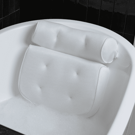 Hi Peach Layne Comfort Cloud Bath Pillow  White (1.76 lbs)