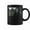 Black, variant on Scary Face Blowing Bubbles Horror Halloween Meme Coffee Mugs