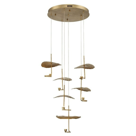 Eurofase Lighting - Lagatto - 102W 6 Led Chandelier In Modern And Contemporary