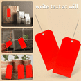 thumbnail image 7 of Top Sales 100 Pieces 4 3/4Inch X 2 3/8Inch Plastic Shipping Tags with Wires Blank Labeling Waterproof Hang, 7 of 7