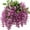 Lilac, variant on Admired By Nature Artificial Wisteria Hanging Flowers Bush, Lavender