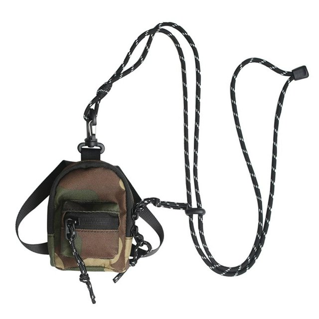 MesaSe Crossbody Bag Coin Purse For Hiking Running Climbing Daily Zero Wallet Key Headset Mini Backpack