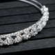 thumbnail image 4 of Nvzi Horquillas para el pelo de boda con flores para novias, peinetas con perlas de cristal, pinzas para el pelo, accesorios para el pelo de boda dorados, joyas - Plateado A, 4 of 5