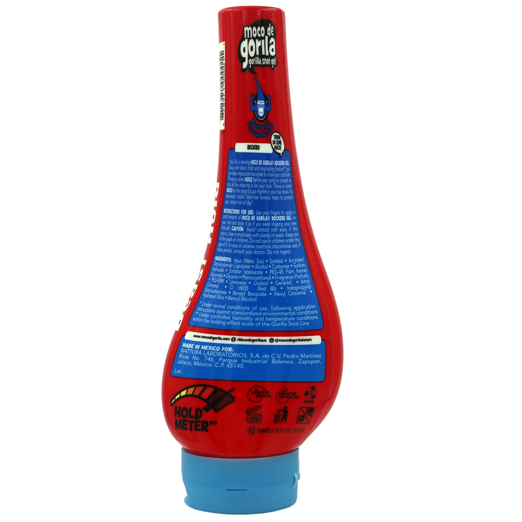 Gorilla Moco Rockero Hair Styling Gel, Max Protectant