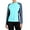 Aqua, variant on Women's Striped Rash Guard Long Sleeve Color Block Swim Shirt UPF 50+ Swimsuit Tops