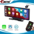 thumbnail image 2 of Riwesomey ABS Auto Dash Cam Metal a prueba de viento IP69 Impermeable Función de radio WiFi 9 pulgadas Triangular 1024x600 Control de voz Pantalla digital Cámaras de salpicadero de coche Riwesomey VI016957-00B, 2 of 6