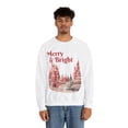thumbnail image 5 of Merry Bright Christmas House Gift Unisex Heavy Blend™ Crewneck Sweatshirt, 5 of 7