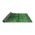 thumbnail image 2 of Ahgly Company Indoor Square Oriental Emerald Green Industrial Area Rugs, 8' Square, 2 of 4