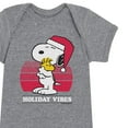 thumbnail image 3 of Peanuts - Christmas - Holiday Vibes & Hugs - Infant Baby One Piece, 3 of 5