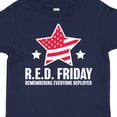 thumbnail image 4 of Inktastic Red Friday Remembering Everyone Deployed with Red American Flag Boys or Girls Toddler T-Shirt, 4 of 5