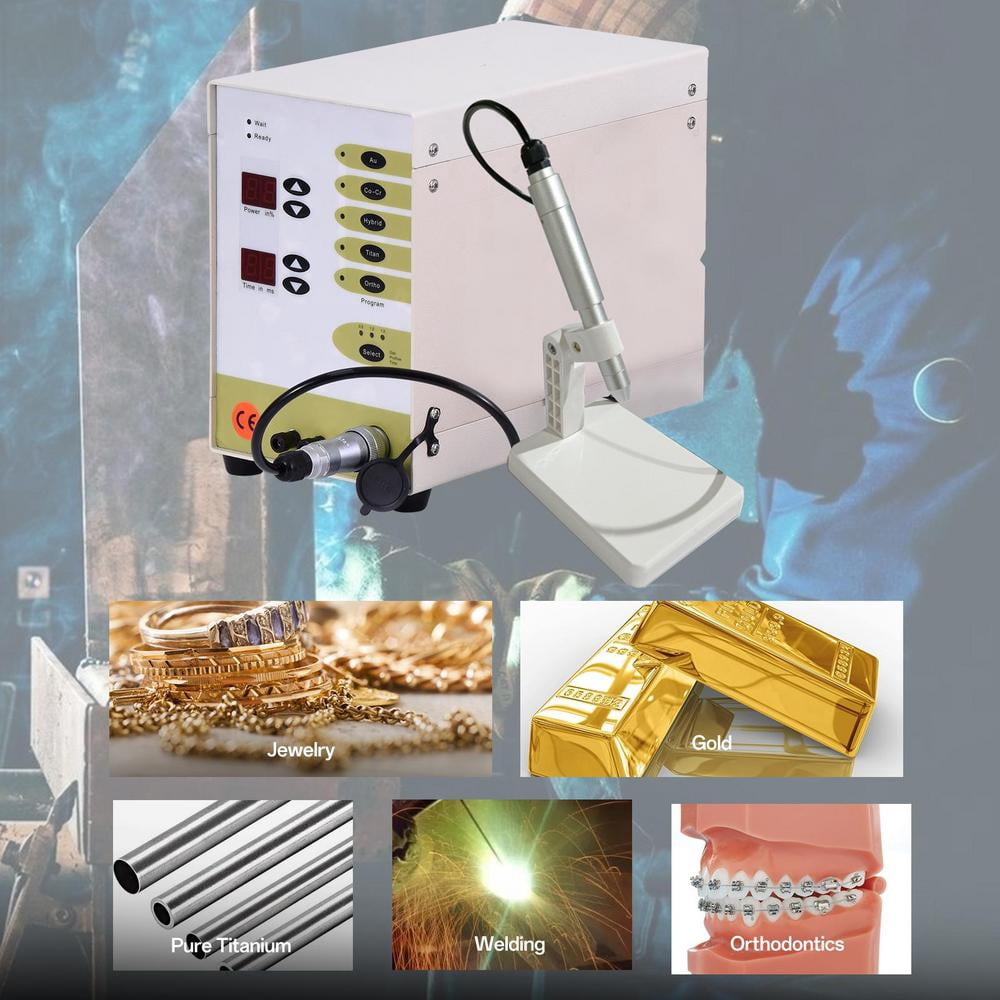 Jewelry Welding Machine 100A Pulse Jewelry Arc Welder Jewelry Repair Tools Automatic Handheld Welding Machine for Hardware Workpiece Welding