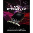 thumbnail image 4 of Tarjeta gráfica VisionTek Radeon 7750 GDDR5 6 4K para monitor de 2 GB, 6 salidas Mini DisplayPort, AMD Eyefinity 2.0, tarjeta de vídeo PCI Express 3.0, sonido envolvente 7.1, 900614, 4 of 9