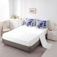 thumbnail image 3 of Erosebridal Football Bed in a Bag Queen size 7 Pieces, Teens Room Decor, Grey, Ultra Soft, Chicago, 3 of 5