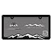 thumbnail image 3 of Mountain License Plate Frame Bracket (White on Black), 3 of 4