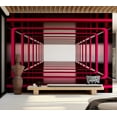 thumbnail image 6 of Tiptophomedecor Abstract Wallpaper Wall Mural - Ruby Dimension, 6 of 7