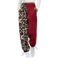 thumbnail image 2 of Pantalones de chándal para mujer Pantalones de salón de ajuste holgado con bolsillos Pantalones de cintura alta Fridja  hfkajh101852, 2 of 6