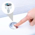 thumbnail image 5 of Botón de Descarga de Inodoro Redondo de Reparación para Tanque de Cisterna Baño Universal Doble Push, 5 of 5