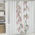 thumbnail image 6 of Awypu Shower Curtain Waterproof Bathroom Curtain with Beautiful Design and Various Sizes White, 6 of 7
