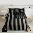 thumbnail image 2 of Manfei Modern Geometric Geometric Bedding Comforter Set,American Flags Twin Comforter Sets,Green Camouflage Bedding Set For Teens,Luxury Bedroom Decor Reversible,2pcs, 2 of 8