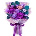 thumbnail image 1 of Bouquet Eterfield Forever Flowers, rosas preservadas, color morado, 1 of 7