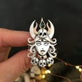 thumbnail image 4 of Anillo de calavera con decoración de bruja religiosa de estilo Punk europeo y americano Retro, joyería de estilo creativo para mujer Wmkox8yii fajkfhkj2897, 4 of 6
