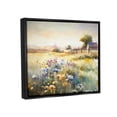 thumbnail image 4 of Stupell Industries Wildflower Farm Field Landscape Painting Black Floater Framed Canvas Art Print Wall Art, 21 x 17, 4 of 10